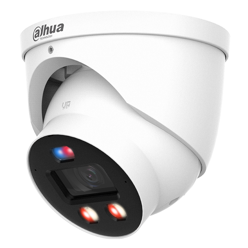 DAHUA IP Turret Dome WizSense Series 3 Network Camera With Active Deterrence 30 Metre IR 12V DC