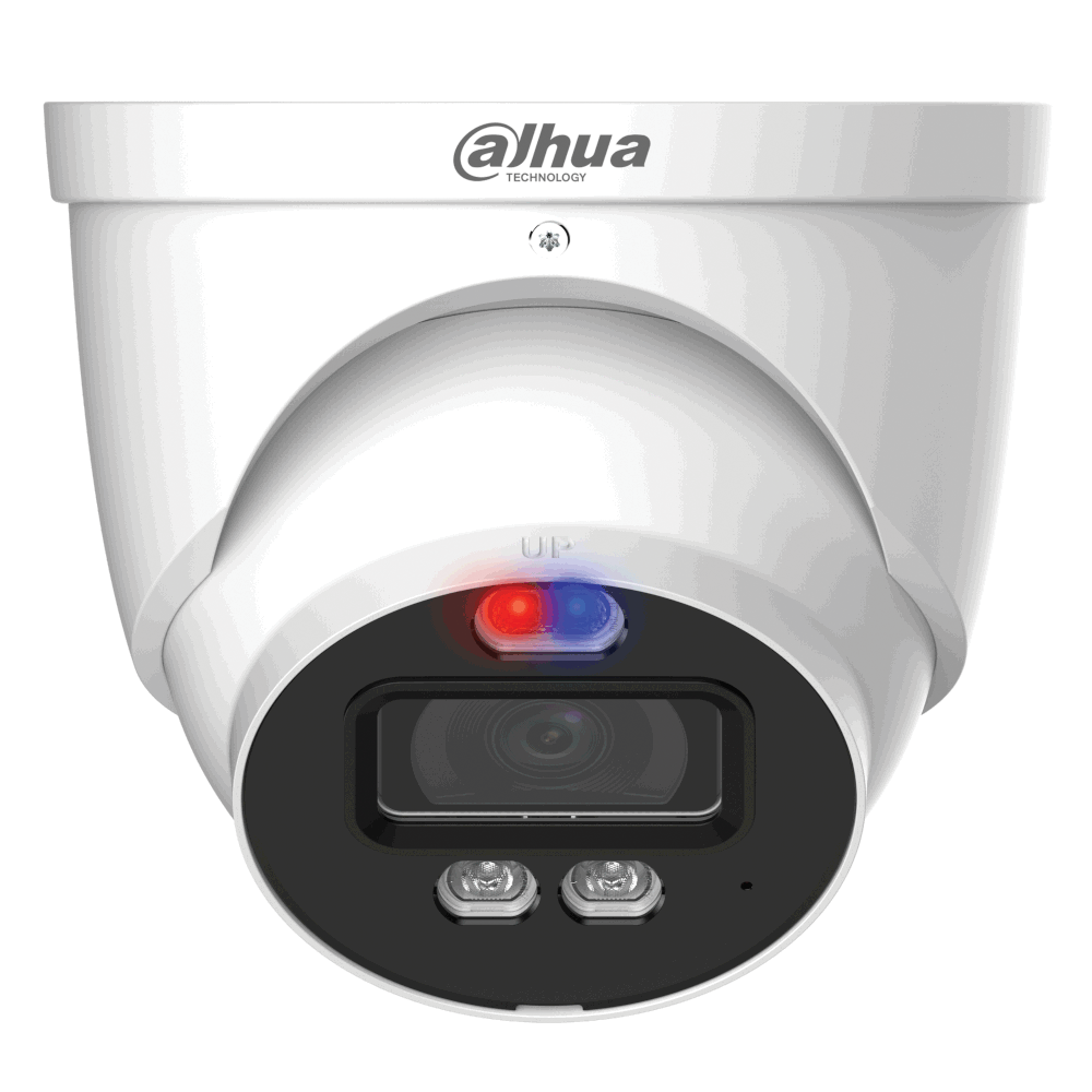 DAHUA HDCVI Turret Dome (Eyeball) Camera Active Deterrence 16:9 12V DC