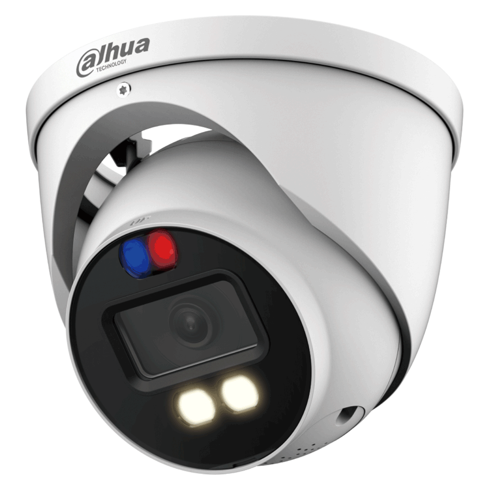 DAHUA HDCVI Turret Dome (Eyeball) Camera Active Deterrence 16:9 12V DC