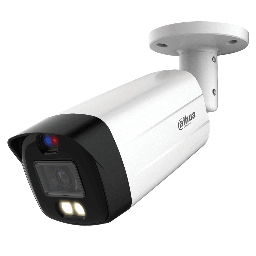 DAHUA HDCVI Bullet Camera 5MP 16:9 Active Deterrence Dual Illumination 12V DC