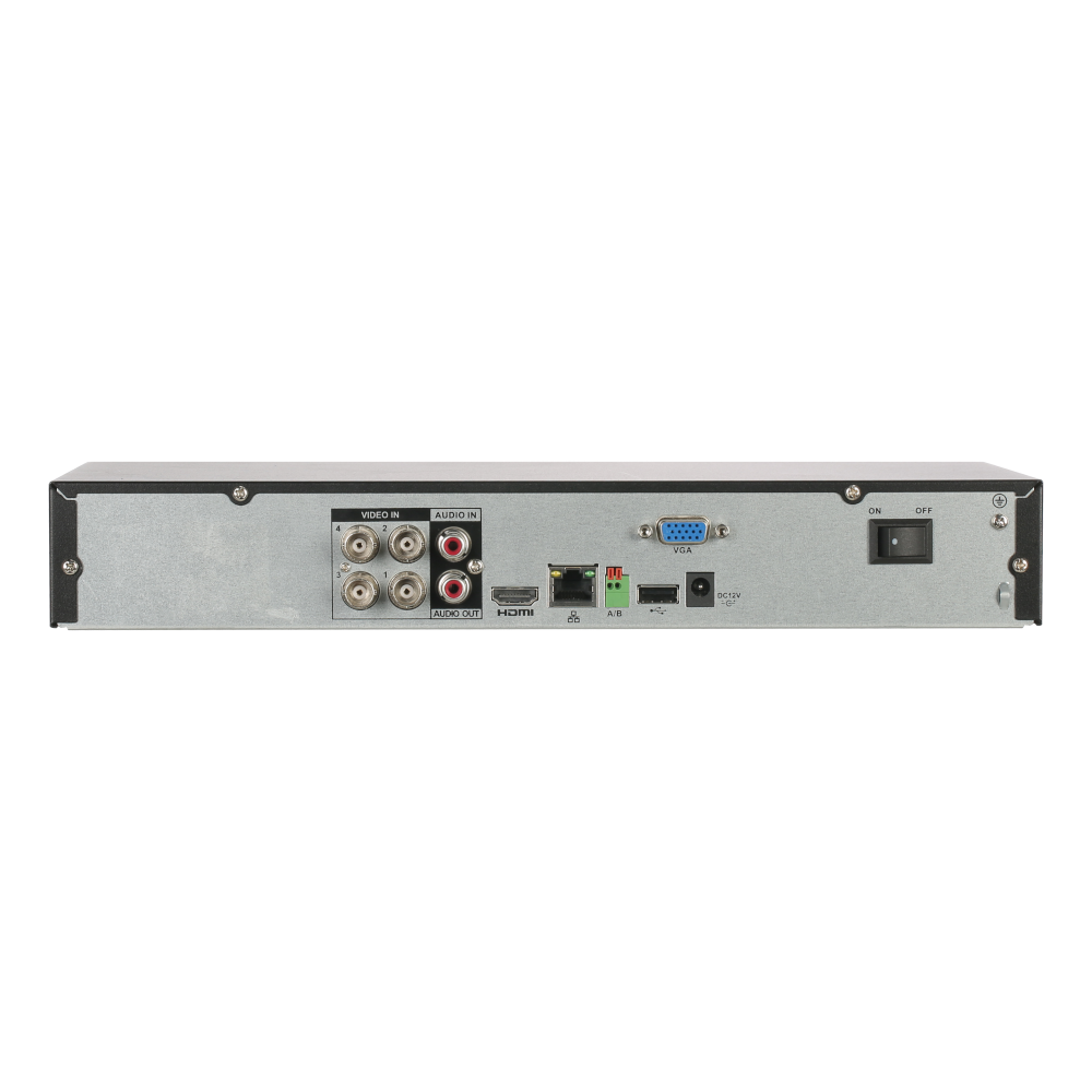DAHUA HDCVI Recorder WizSense 4 Channel Penta-Brid Compact 1U 4K/5MP (7FPS/12FPS)