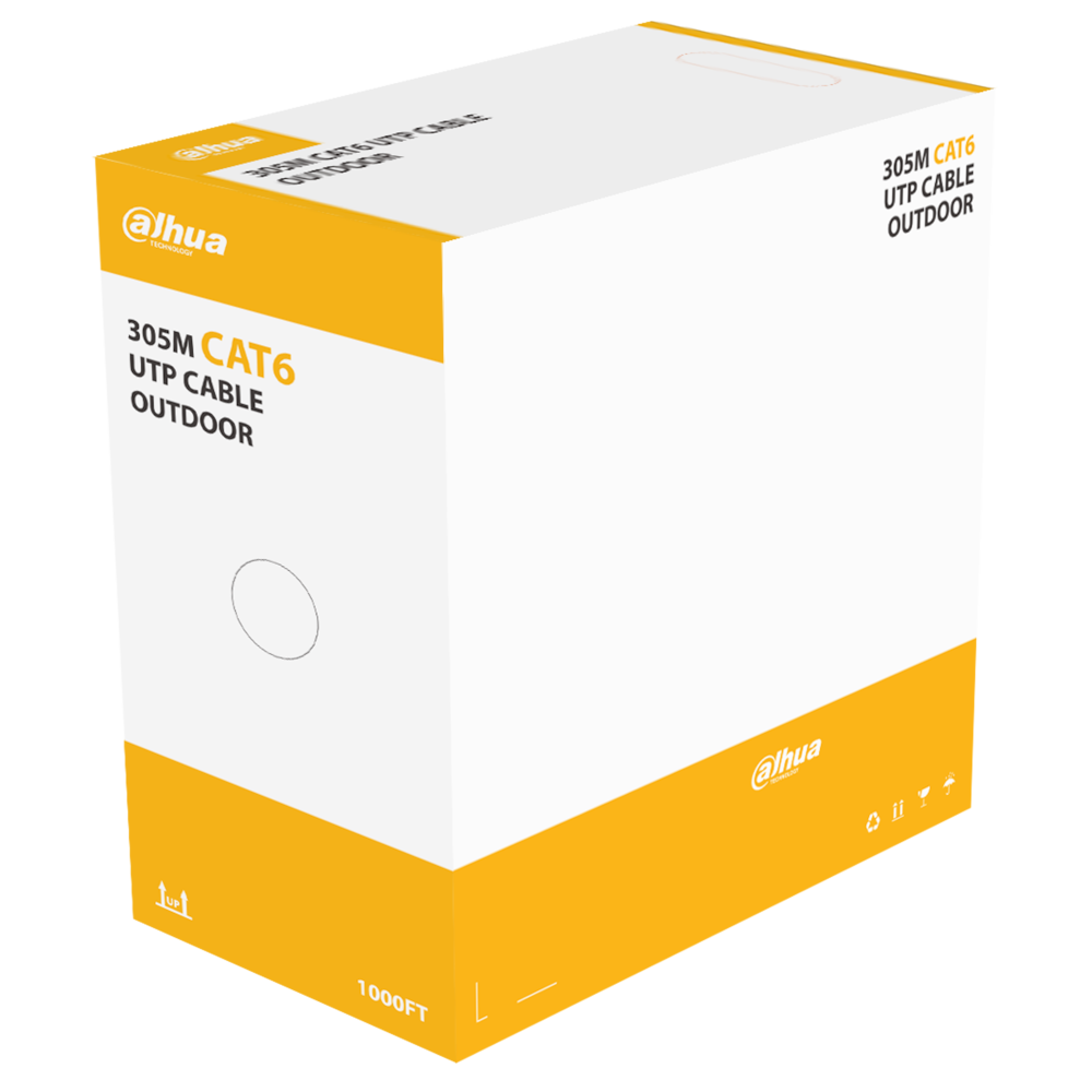 DAHUA UTP External CAT6 Network Cable 305 Metre Box PFM920-6U