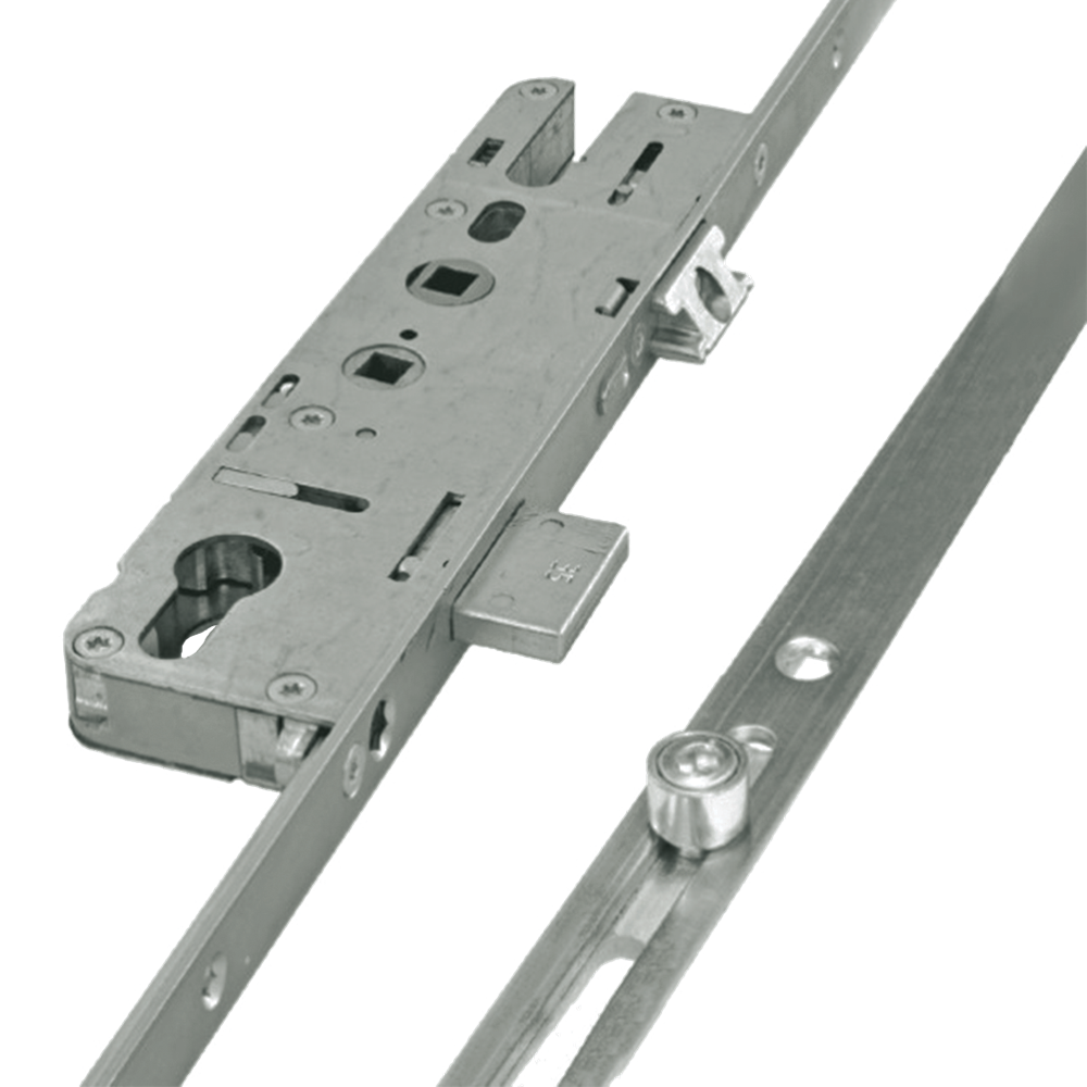 ELITE Standard Lever Operated Latch & Deadbolt Twin Spindle Designed To Accept Optional Shootbolts - 2 Hook 4 Roller