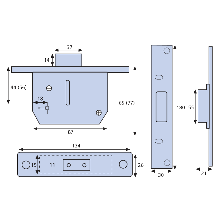 ERA 201 & 301 Viscount 5 Lever Deadlock