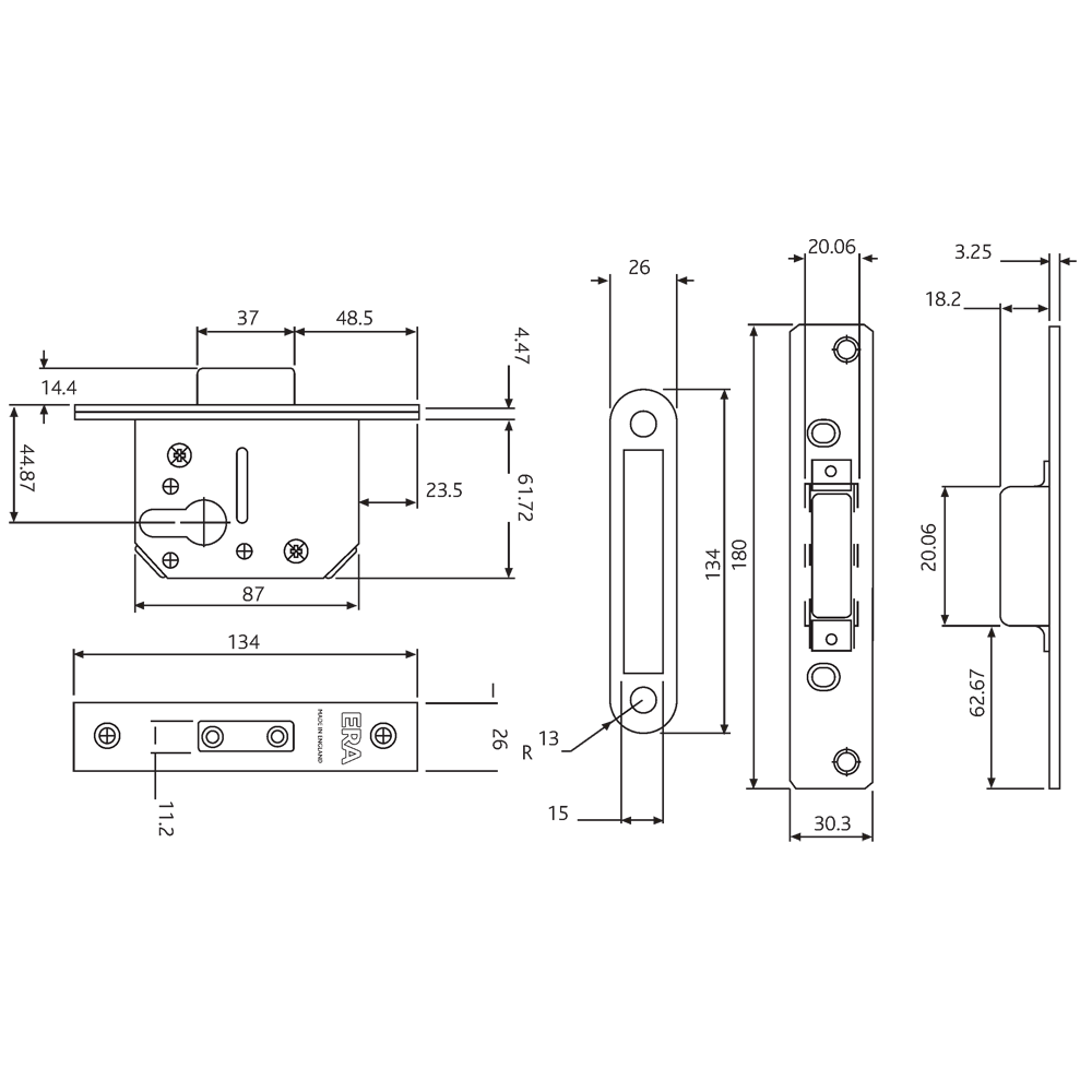 ERA 225 & 325 Euro Viscount Deadcase