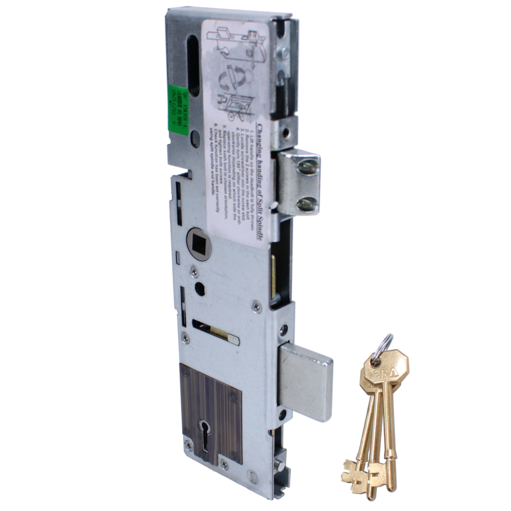 ERA Vectis Lever Operated Latch & Deadbolt Split Spindle - Centre Case