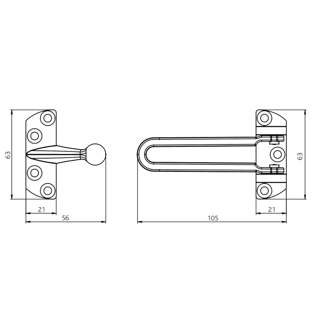 ERA TS003 Certified Door Restrictor