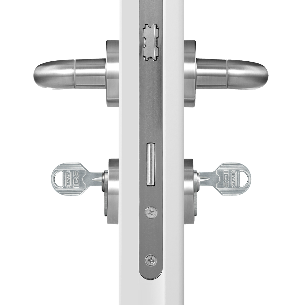 EVVA ICS Keyed Alike Pair DZ Double Euro Cylinder 6 Keys TS007 3*