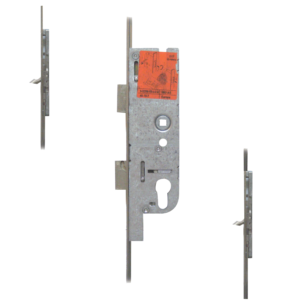 FERCO Tripact Lever Operated Latch & Deadbolt 20mm Faceplate - 2 Small Hook