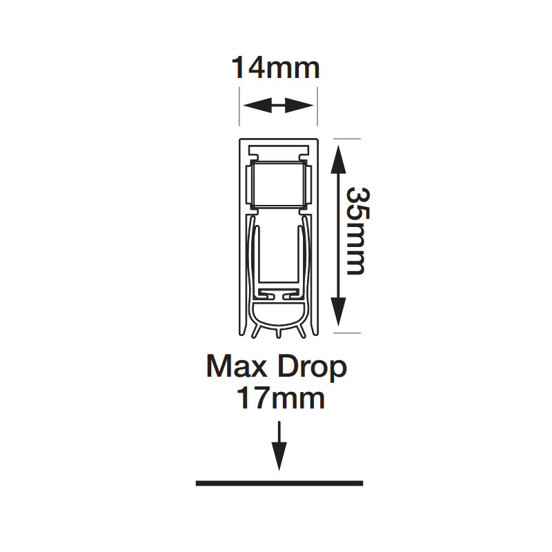 FIRESTOP Superior 60 Drop Down Seal