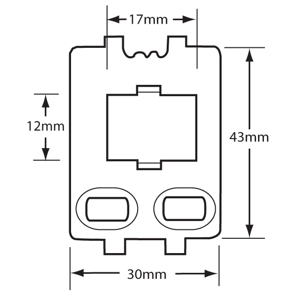 FUHR 42420355185 Single Shootbolt Keep