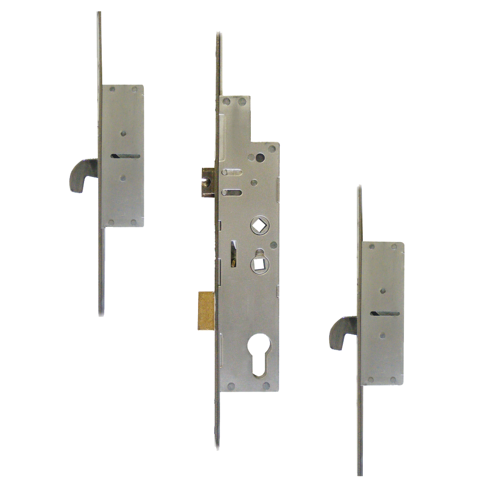 FULLEX Crimebeater 20mm Lever Operated Latch & Deadbolt Twin Spindle - 2 Hook