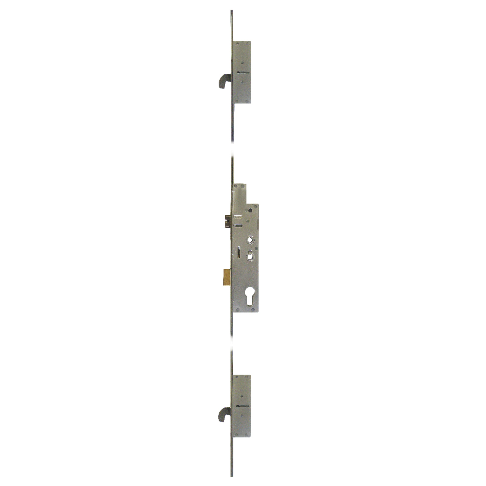 FULLEX Crimebeater 20mm Lever Operated Latch & Deadbolt Twin Spindle - 2 Hook