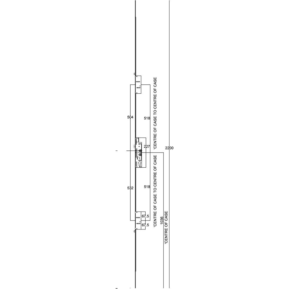 FULLEX XL Lever Operated Latch & Hookbolt - 2 Hook, 2 Anti-Lift & 2 Roller