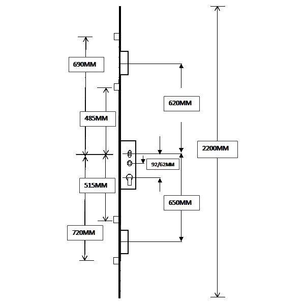 FULLEX XL3 2 Hook 4 Roller Twin Spindle Gearbox