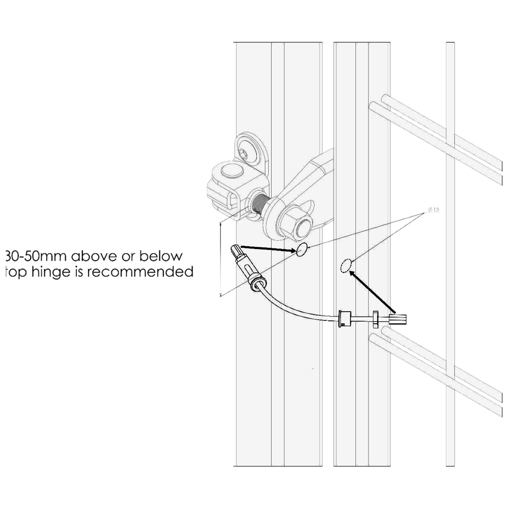 GATEMASTER Gate Restrainer Safety Device