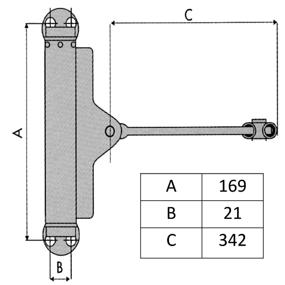 GATEMASTER SGC Spring Gate Closer With Adjustable Force