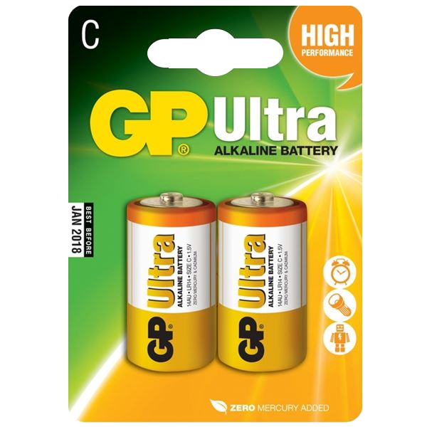 GP C Size Ultra Alkaline Battery