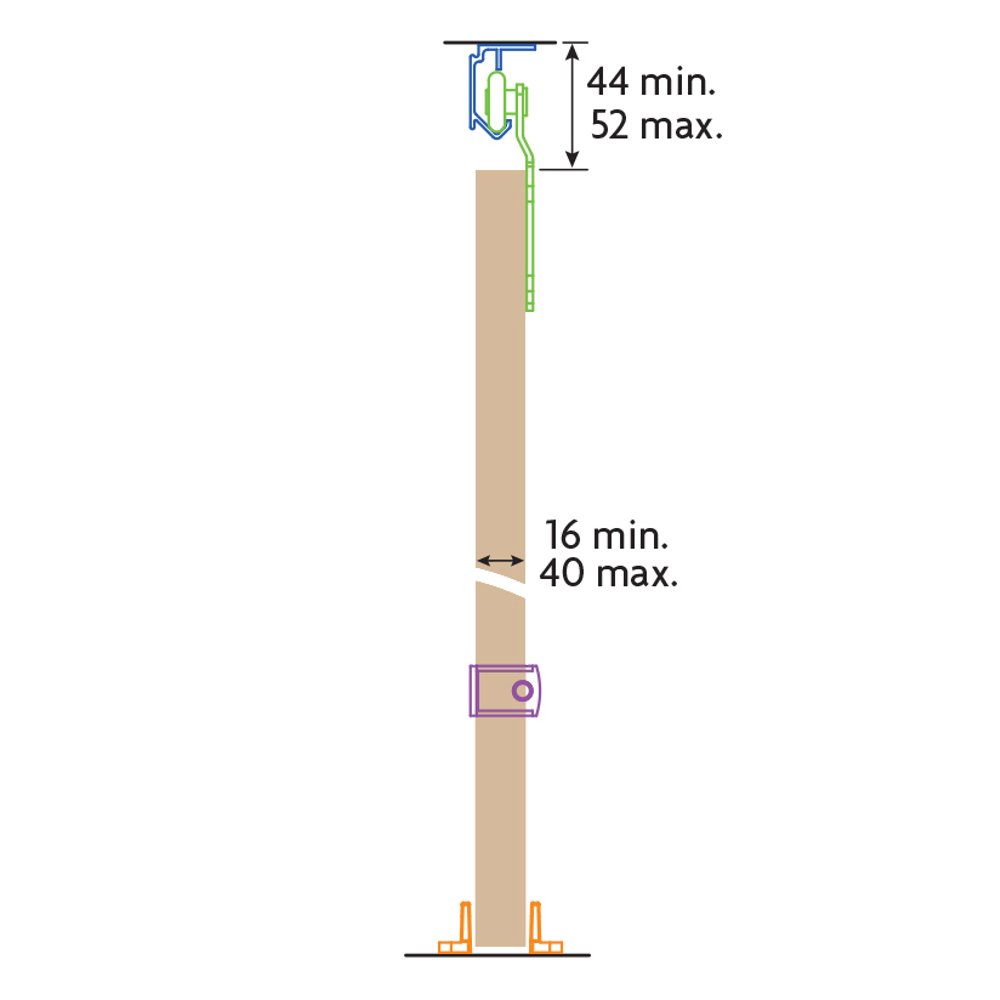 HENDERSON Single Top Wardrobe Single Track Sliding Door Gear