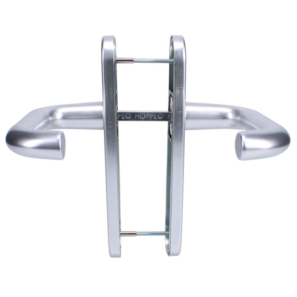 HOPPE Paris 72PZ Euro Profile Lever Handle On Short Backplate 138S/2600