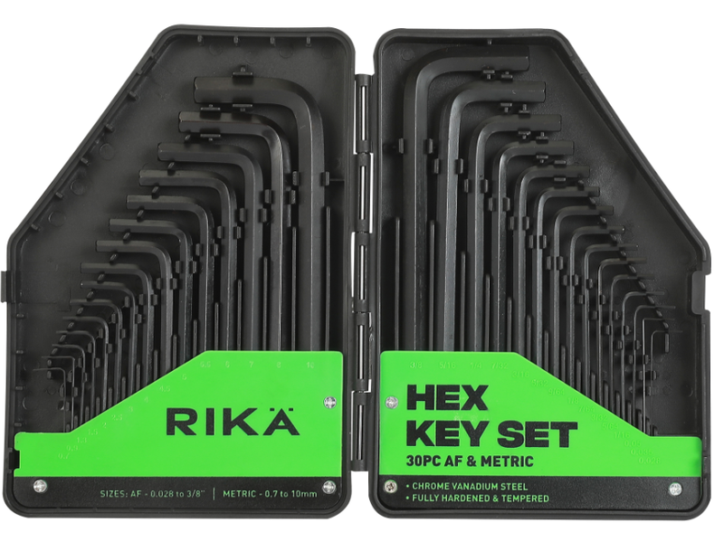 Rikä 30 Piece Metric & Imperial Hex Key Set