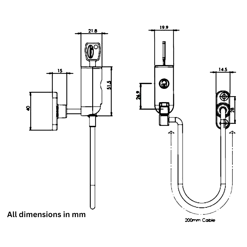 JACKLOC PRO-2 Lockable Window Restrictor - Trade Pack of 20