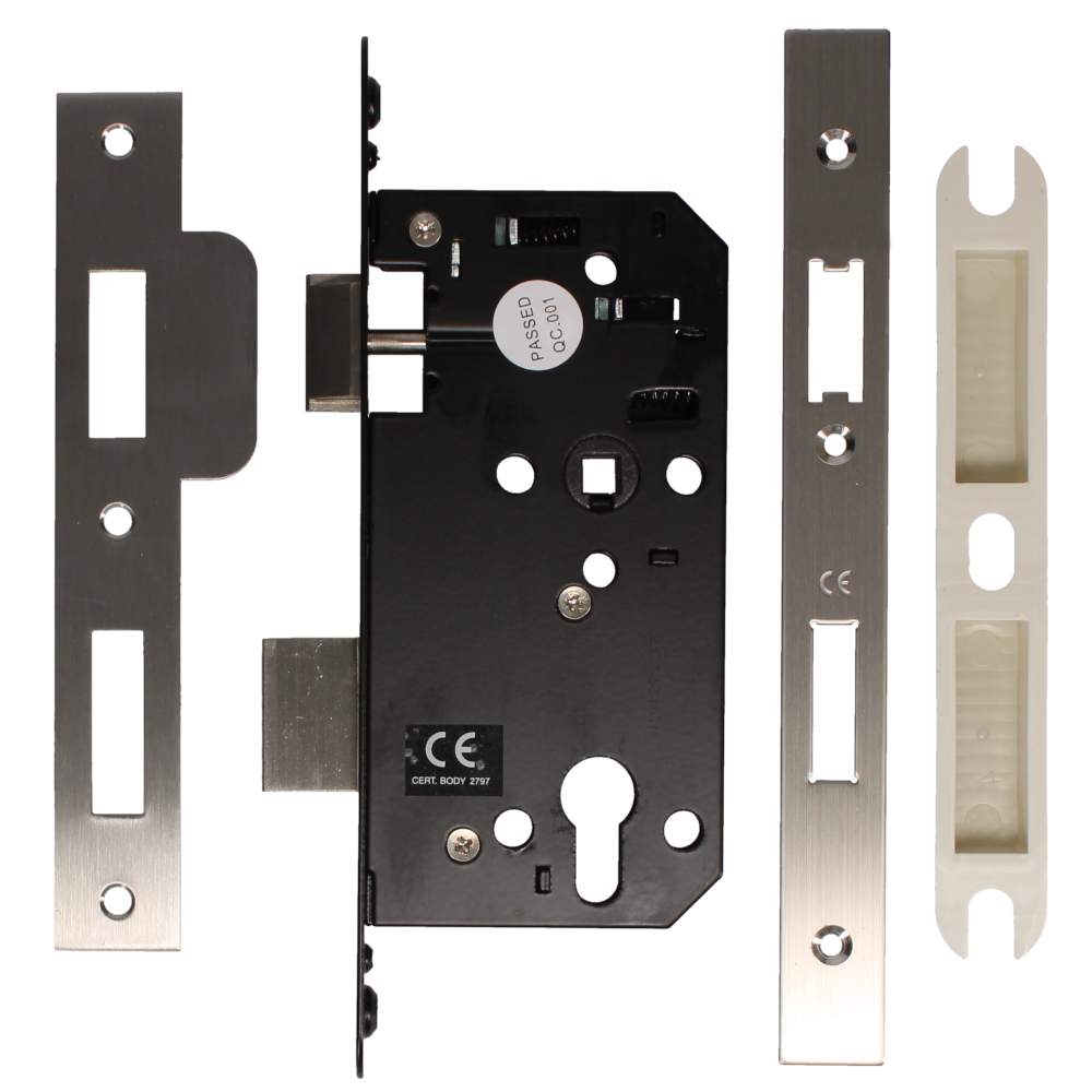 PAXTON Paxlock Pro Mortice Sash Lock 72mm Centres 901-010 - Stainless Steel