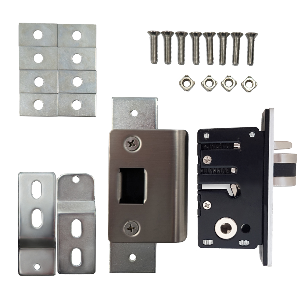 BORG LOCKS S203 Aluminium Latch 28mm Backset To Suit BL2000/BL4400 Series LH With Fixing Kit