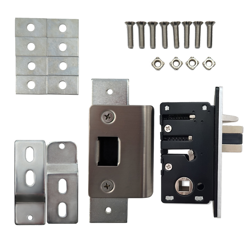 BORG LOCKS S505 Aluminium Latch 28mm Backset To Suit BL5000 Series RH With Fixing Kit