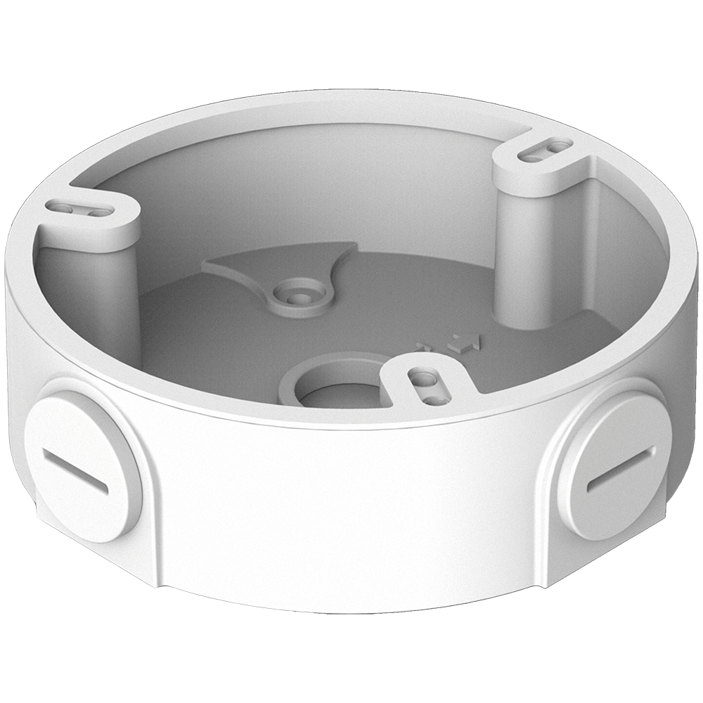DAHUA PFA136 Round Aluminium Junction Box To Suit HDBW-EP Mini VR Dome And EB Series Mini Fisheye Cameras PFA136 - White