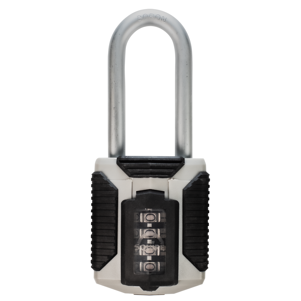 SQUIRE Vulcan ATL Boron Steel Long Shackle Combination Padlock Black & Silver