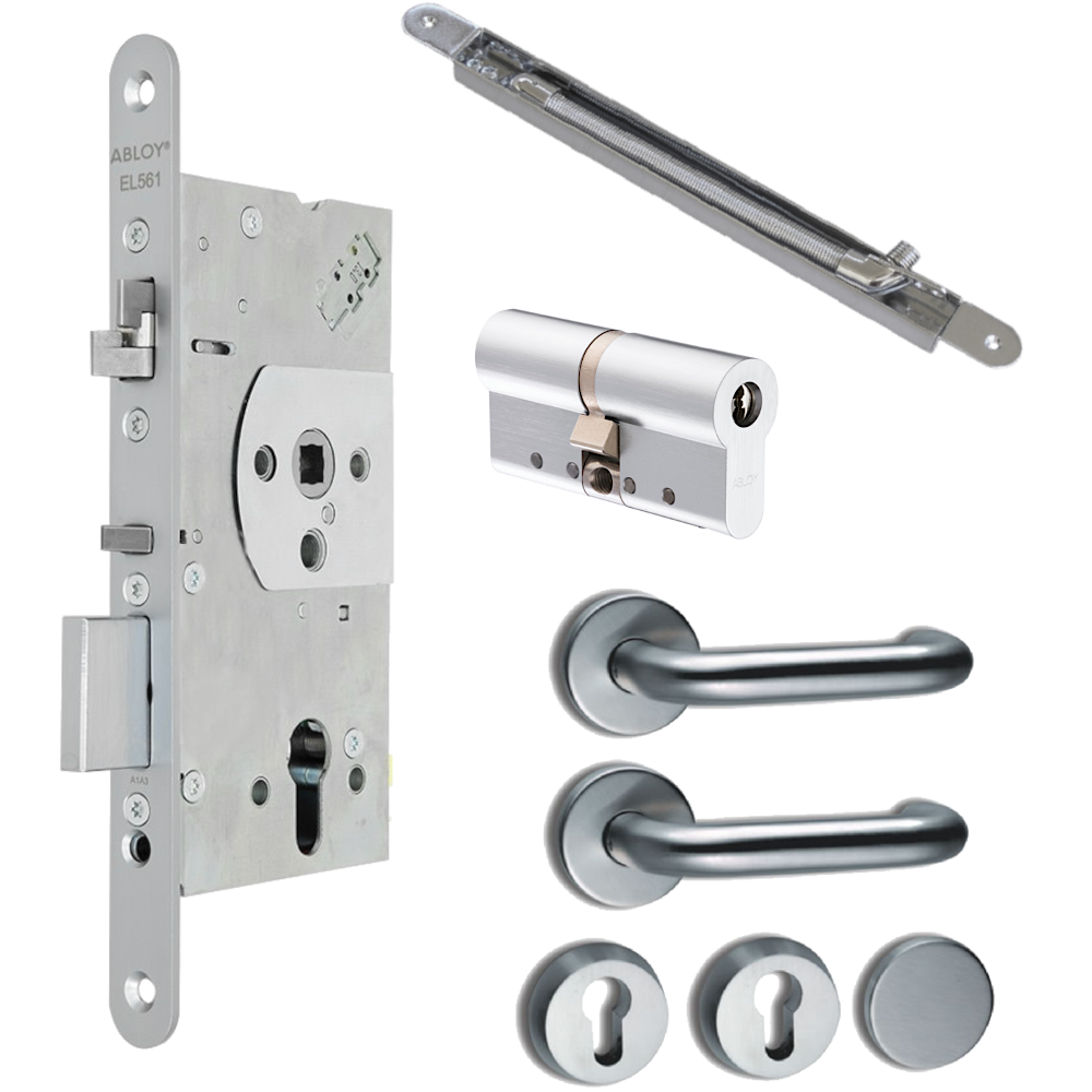 ABLOY EL561 DIN Electric Lock Read In/Out Package 2 65mm Backset Package2