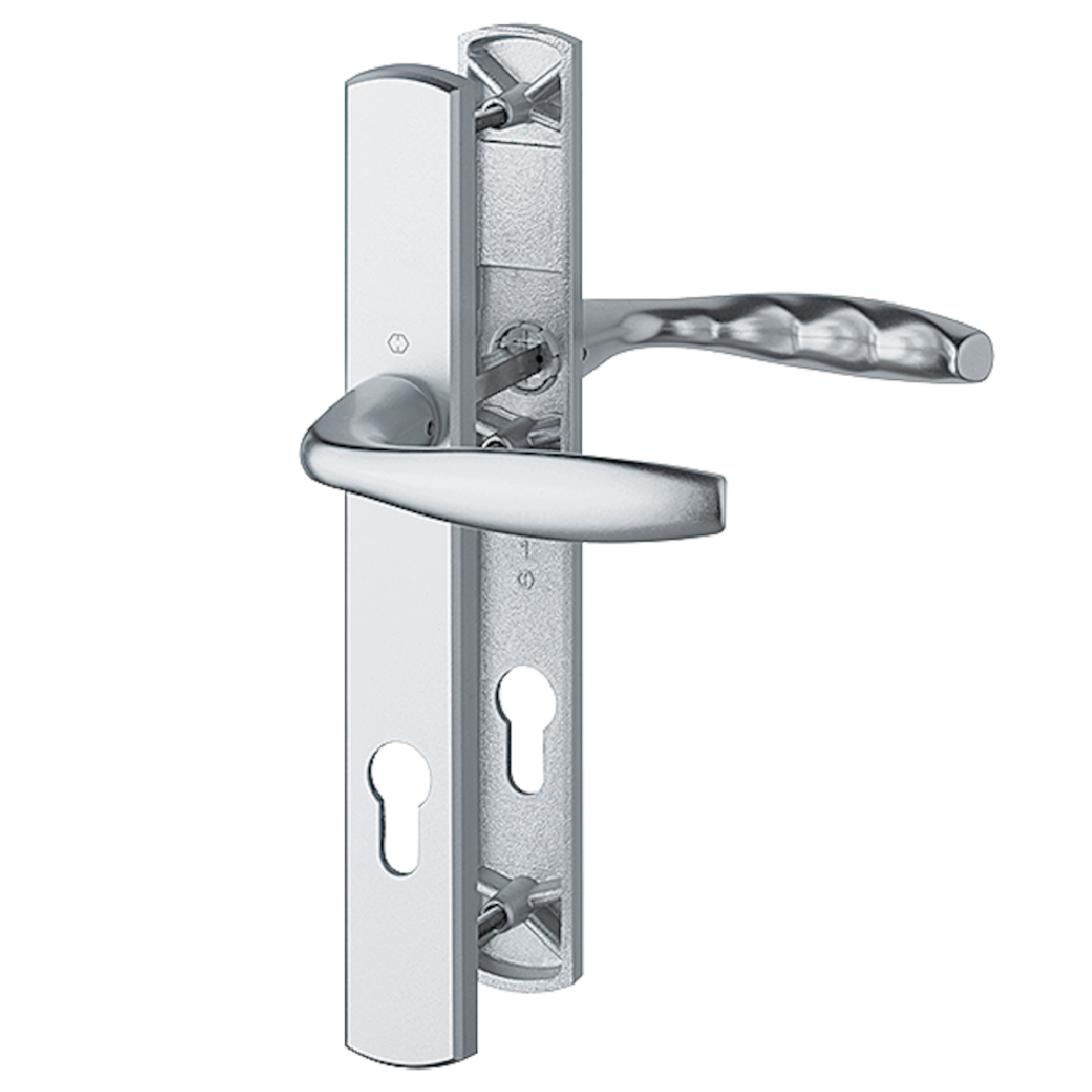 HOPPE New York 92PZ 3 Hole Fix Lever Furniture 1810/3816N Silver