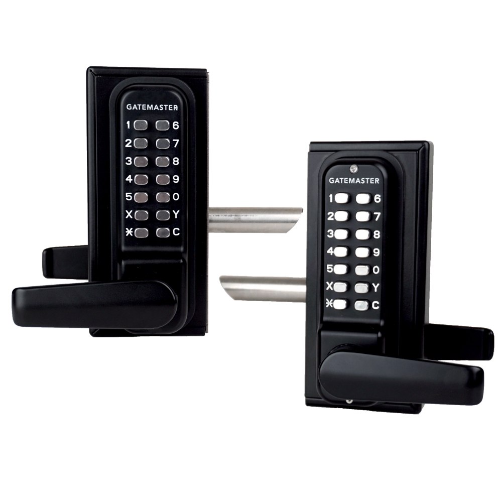 GATEMASTER RapidReset Superlock Digital Gatelock Double Sided Keypad 10mm-30mm Left Handed - Black