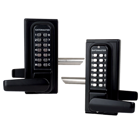 GATEMASTER RapidReset Superlock Digital Gatelock Double Sided Keypad 10mm-30mm Left Handed - Black