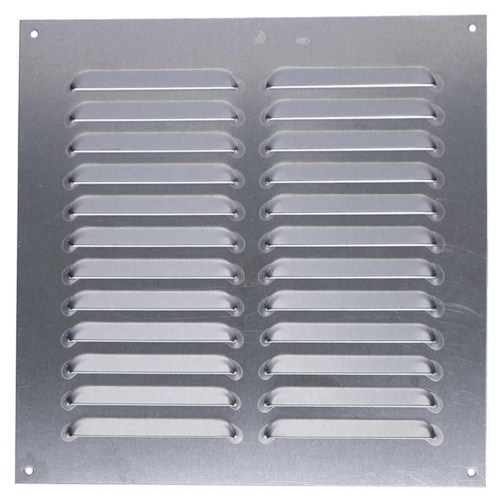 STADIUM Aluminium Louvre Ventilator 241mm H x 241mm W - Self-Colour