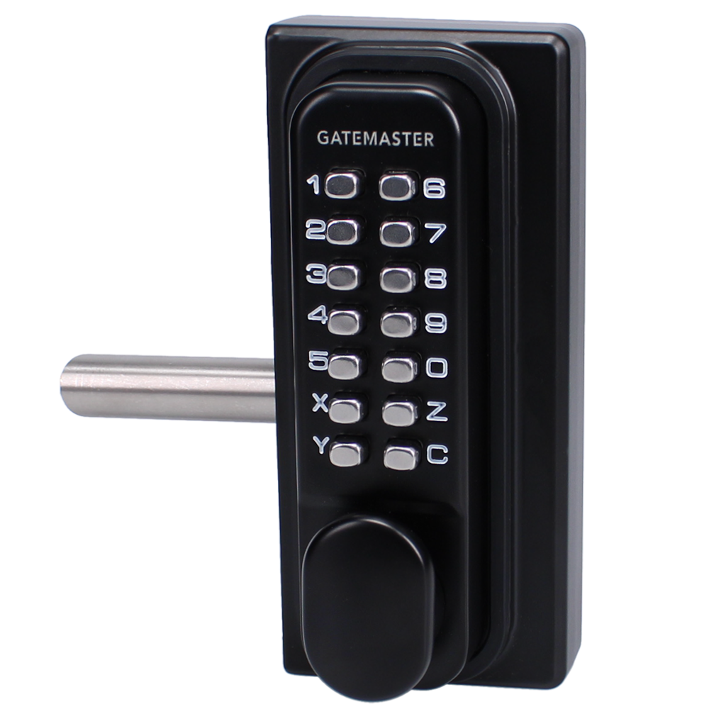 GATEMASTER Superlock 2.0 Digital Double Sided Gate Lock BDG Right Hand 40mm-60mm - Black