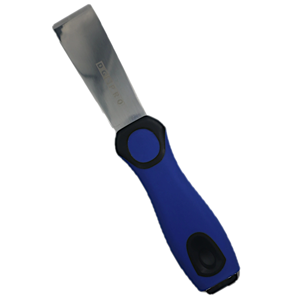 DGS Pro Chisel Knife With Cushioned Handle 32mm Blade Width - Chrome Plated Blade
