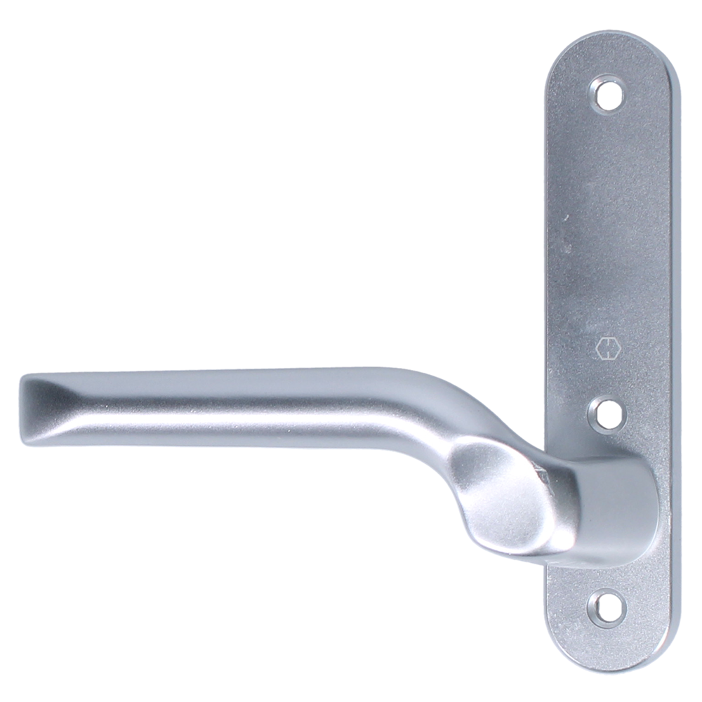 NORDAN NTech Villa Balcony Door Handle 3 Fix Internal Handed Without Cutout LH 0403165 - Silver