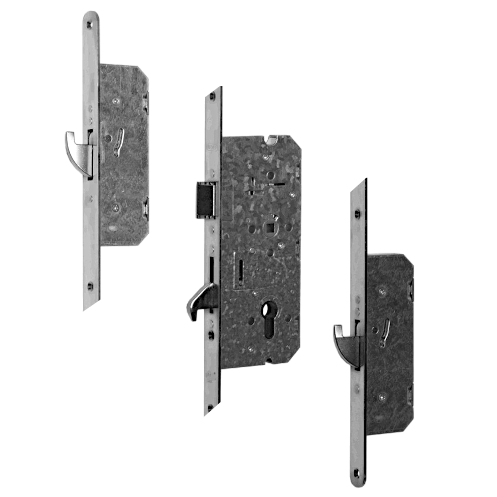 NEMEF 4923 Excell 2 Hook Keywind Multipoint Lock With Adjustable Strikes 55/72 Keywind