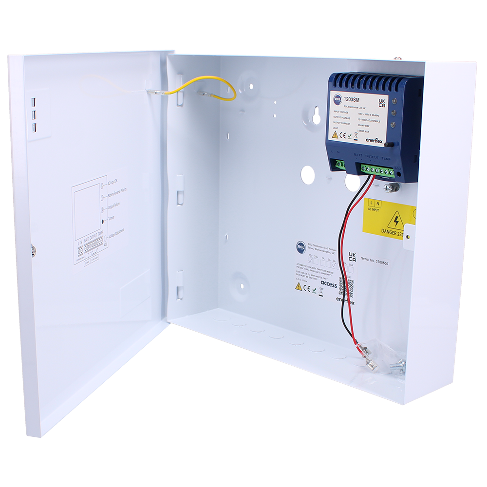 RGL Power Supply Unit (PSU) 3 Amp 12VDC Boxed PSU 1ACCESS-12 - White