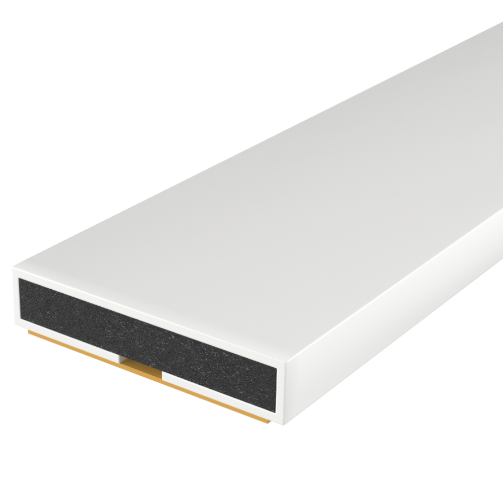 FIRESTOP Intumescent Strip 2.1m x 4mm Fire Only Seal 25mm 1/2 Hours FS332 - White