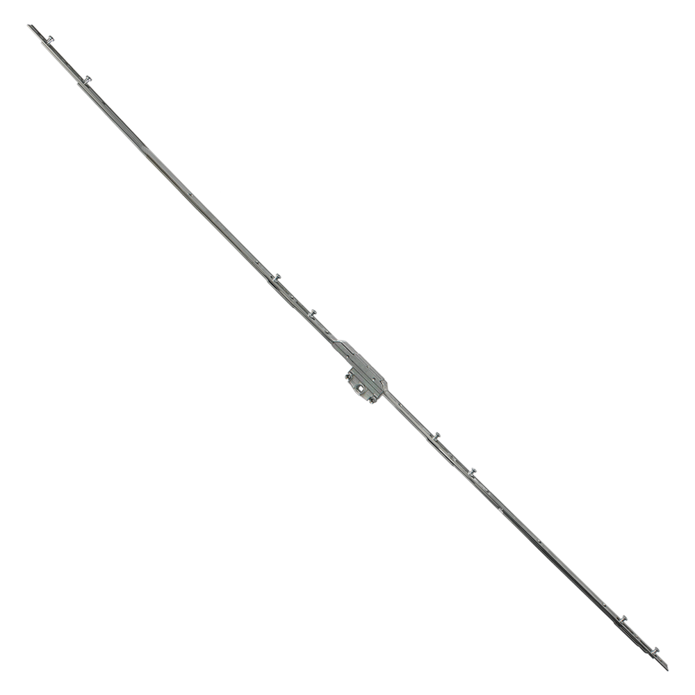 ROTO TSL Twin Cam Espagnolette With 8mm Cam Height & 22mm Backset 1150mm 8 Cams 738804 - Silver