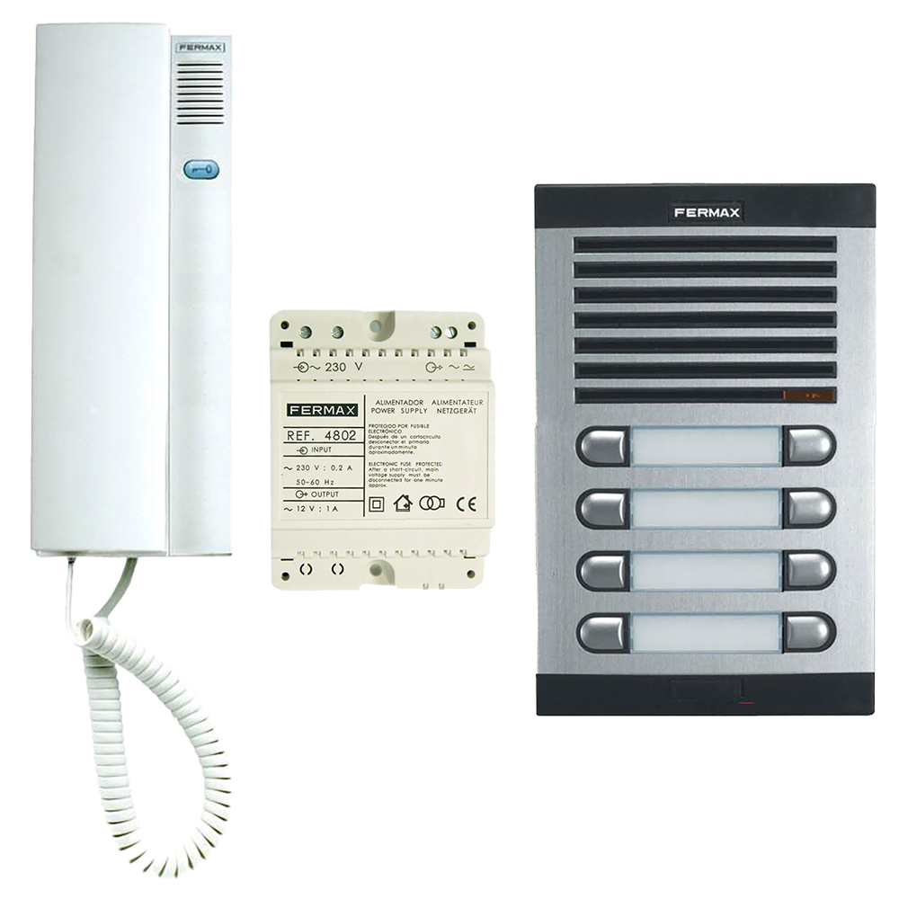 FERMAX 6208 8 Way Citymax Audio Door Entry Kit White