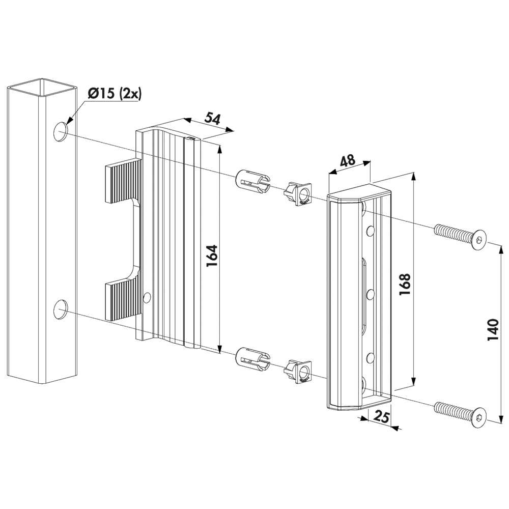 LOCINOX SAKL Adjustable Keep