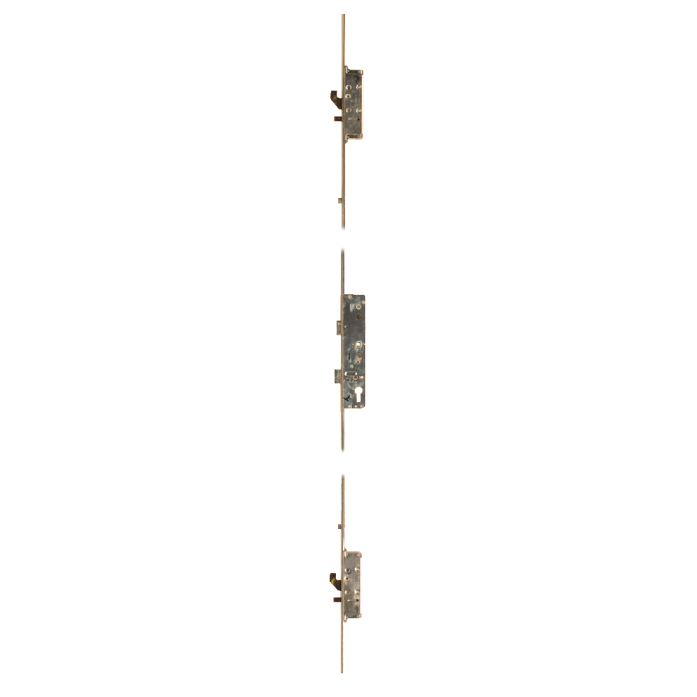 LOCKMASTER Lever Operated Latch & Deadbolt - 2 Hook 2 Anti-Lift 2 Roller