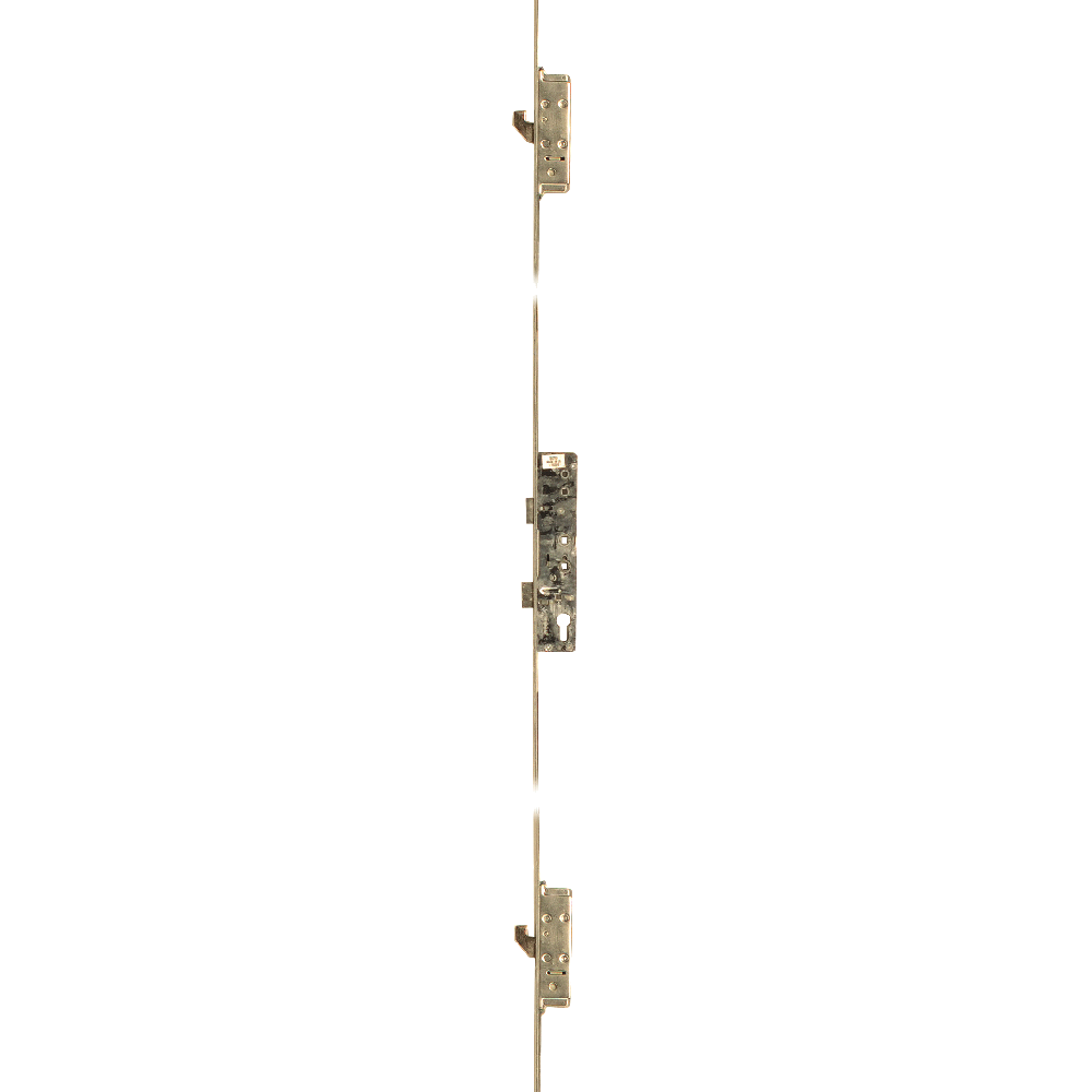 LOCKMASTER Lever Operated Latch & Deadbolt Twin Spindle - 2 Hook