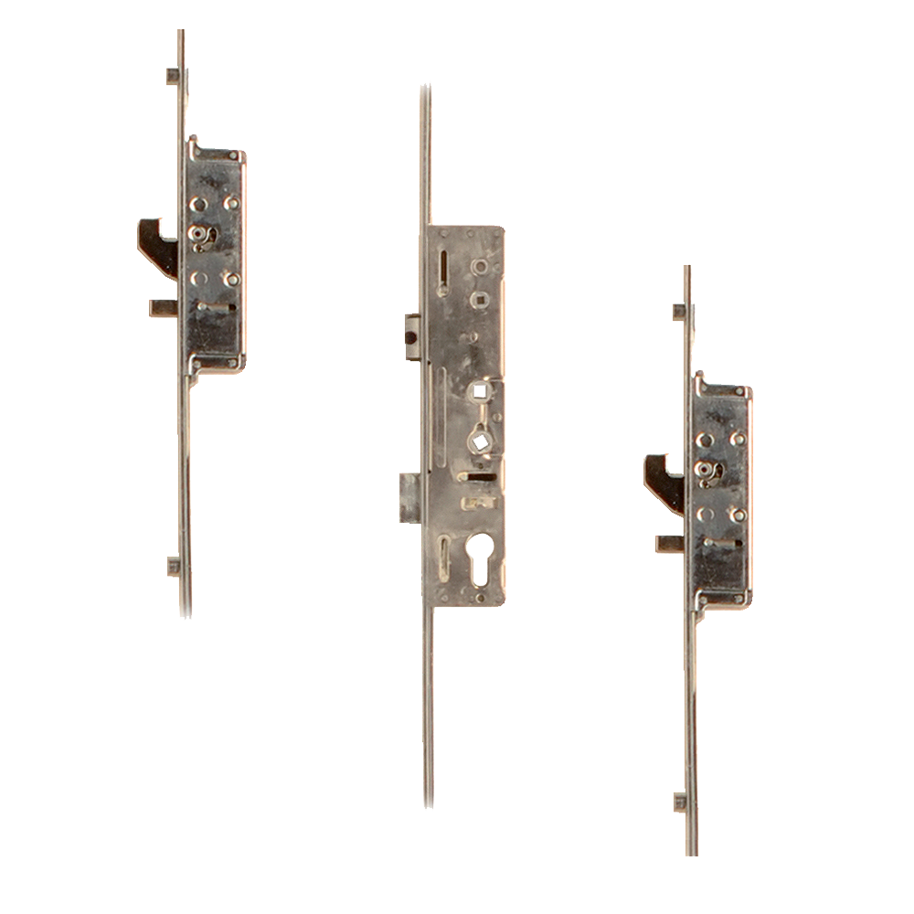 LOCKMASTER Lever Operated Latch & Deadbolt Twin Spindle - 2 Hook 2 Anti-Lift 4 Roller