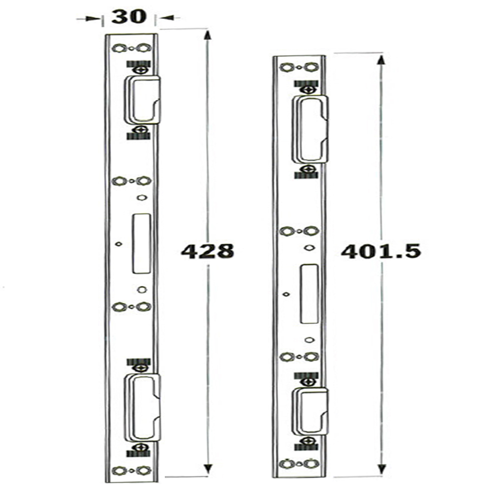 LOCKMASTER 1 Hook & 2 Roller Keep