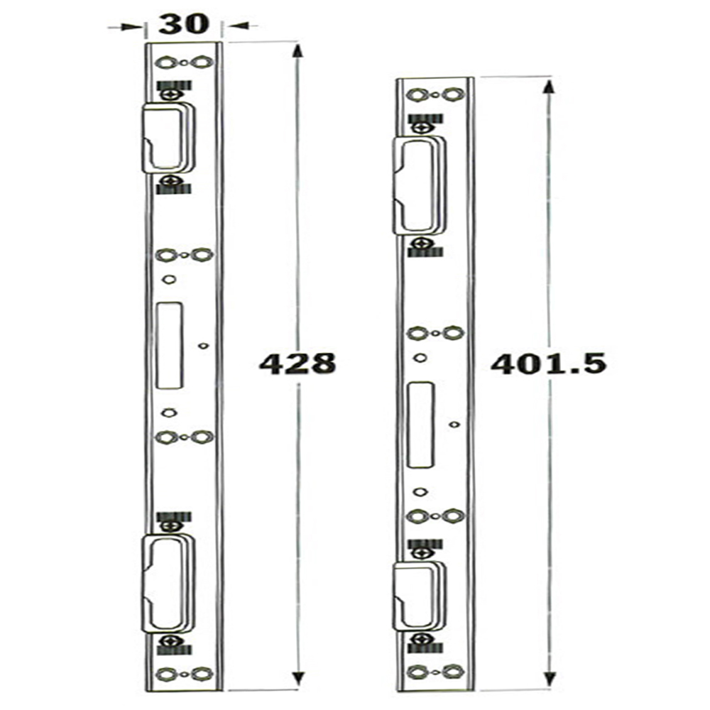 LOCKMASTER 1 Hook & 2 Roller Keep